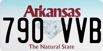 AR license plate 790VVB