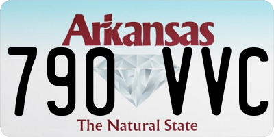 AR license plate 790VVC