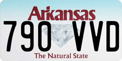 AR license plate 790VVD