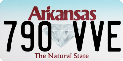 AR license plate 790VVE