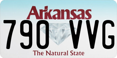 AR license plate 790VVG