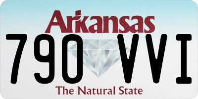 AR license plate 790VVI