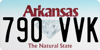 AR license plate 790VVK