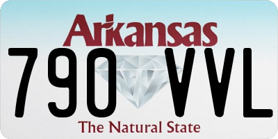 AR license plate 790VVL