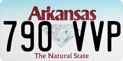 AR license plate 790VVP