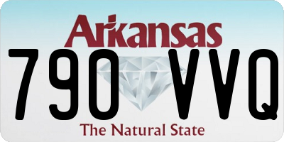 AR license plate 790VVQ