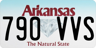 AR license plate 790VVS