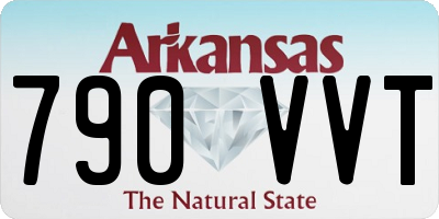 AR license plate 790VVT
