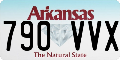 AR license plate 790VVX