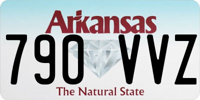 AR license plate 790VVZ