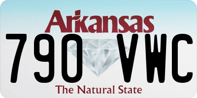 AR license plate 790VWC