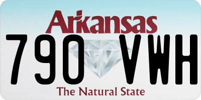 AR license plate 790VWH