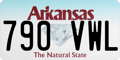 AR license plate 790VWL