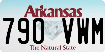 AR license plate 790VWM