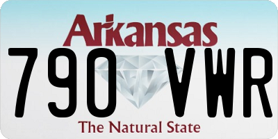 AR license plate 790VWR