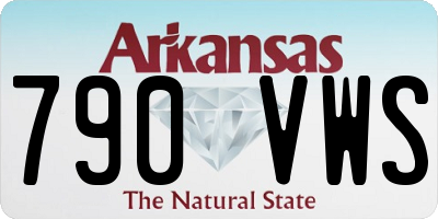 AR license plate 790VWS