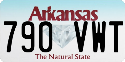 AR license plate 790VWT