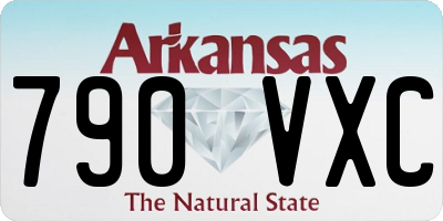 AR license plate 790VXC