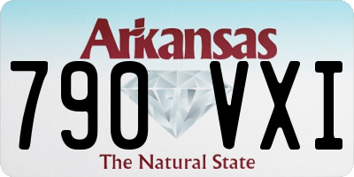 AR license plate 790VXI