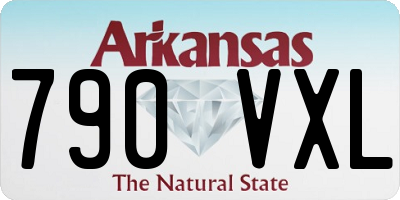 AR license plate 790VXL