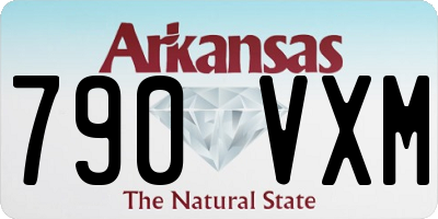 AR license plate 790VXM
