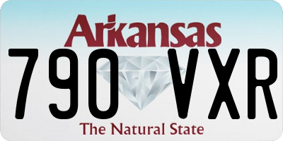 AR license plate 790VXR