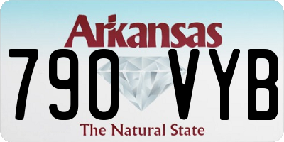 AR license plate 790VYB