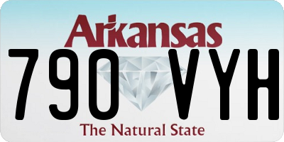 AR license plate 790VYH
