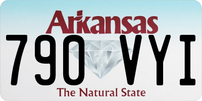 AR license plate 790VYI