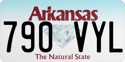 AR license plate 790VYL