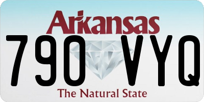AR license plate 790VYQ