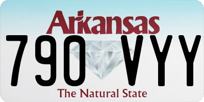 AR license plate 790VYY