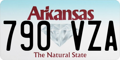 AR license plate 790VZA