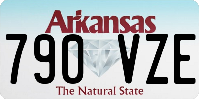 AR license plate 790VZE