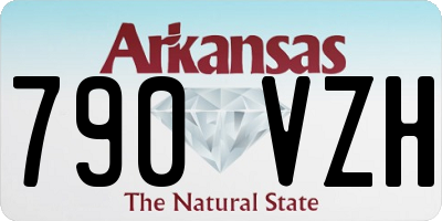 AR license plate 790VZH