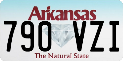 AR license plate 790VZI