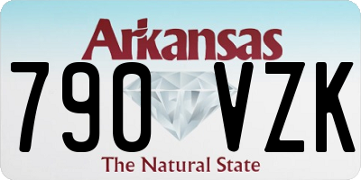 AR license plate 790VZK