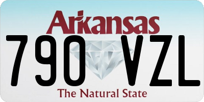 AR license plate 790VZL
