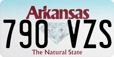 AR license plate 790VZS