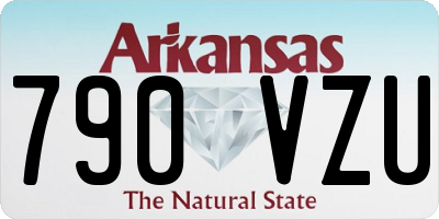 AR license plate 790VZU