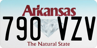 AR license plate 790VZV