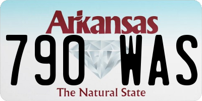 AR license plate 790WAS
