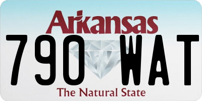 AR license plate 790WAT