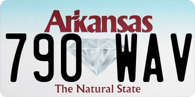 AR license plate 790WAV