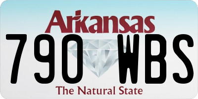 AR license plate 790WBS