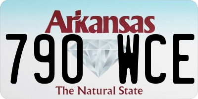 AR license plate 790WCE
