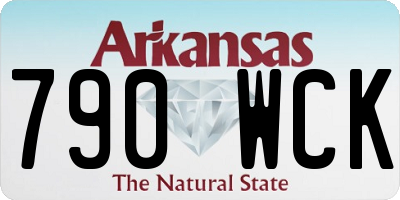 AR license plate 790WCK