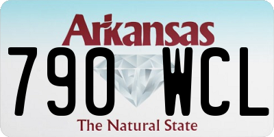 AR license plate 790WCL