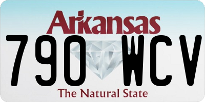 AR license plate 790WCV
