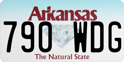 AR license plate 790WDG